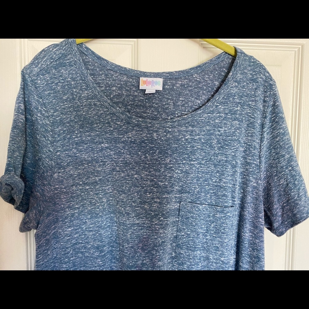 Lularoe Large Blue Carly Dress